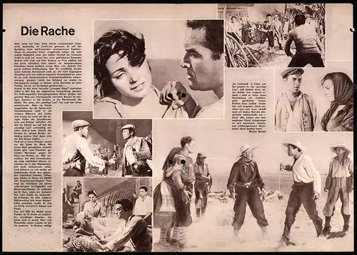 Filmprogramm PFP Nr. 87 /60, Die Rache, Carmen Sevilla, Raf Vallone, Jorge Mistral, Regie: Juan Antonio Bardem