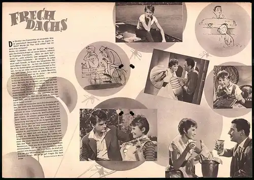 Filmprogramm PFP Nr. 70 /60, Frechdachs, Mari Töröcsik, Gyula Szabo, Regie: Mihaly Szemes