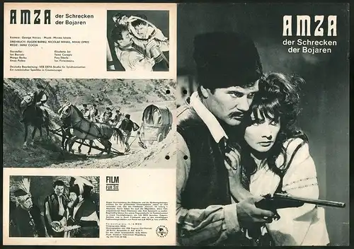 Filmprogramm Film für Sie Nr. 103 /66, Amza der Schrecken der Bojaren, Elisabeta Jar, Toma Caragiu, Regie: Dinu Cocea