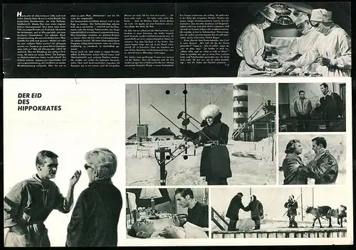 Filmprogramm Film für Sie Nr. 98 /66, Der Eid des Hippokrates, Paul Butkewitsch, A. Sawjalowa, Regie: Ada Neretnieze