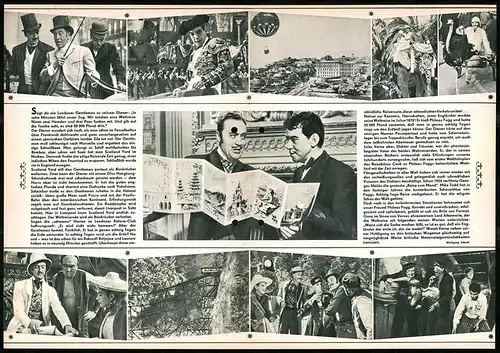 Filmprogramm Film für Sie Nr. 76 /66, In 80 Tagen um die Welt, David Niven, Robert Newton, Regie: Michael Anderson