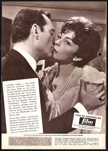 Filmprogramm IFB Nr. 05345, Eddie geht aufs Ganze, Eddie Constantine, Francoise Brion, Regie: Bernard Borderie