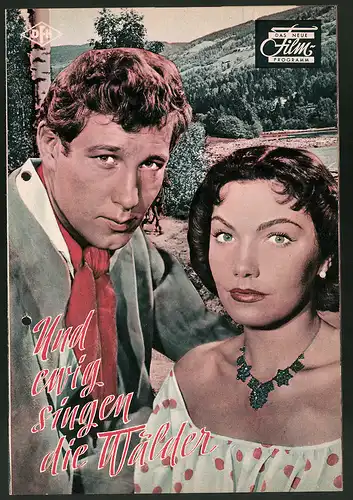 Filmprogramm DNF, Und ewig singen die Wälder, Gert Fröbe, Hansjörg Felmy, Regie: Paul May