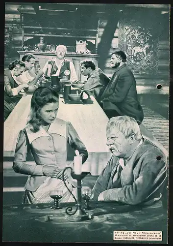 Filmprogramm DNF, Und ewig singen die Wälder, Gert Fröbe, Hansjörg Felmy, Regie: Paul May