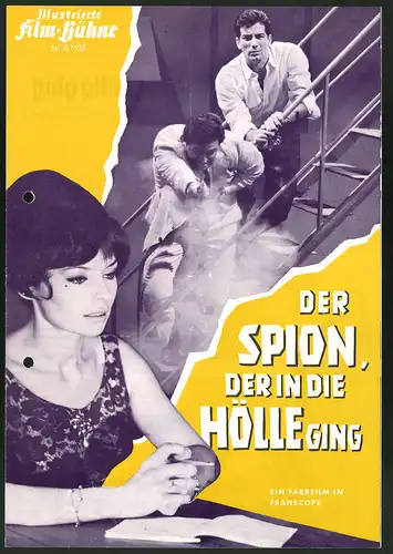 Filmprogramm IFB Nr. S 7132, Der Spion, der in die Hölle ging, Ray Danton, Pascale Petit, Regie: Maurice Labro