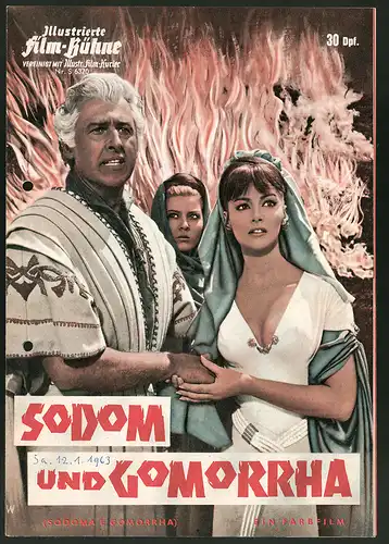 Filmprogramm IFB Nr. S 6370, Sodom und Gomorrha, Stewart Granger, Anouk Aimée, Regie: Robert Aldrich