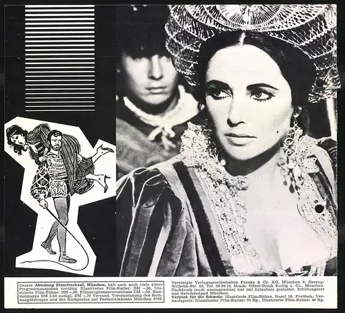 Filmprogramm IFK Nr. 193, Der Widerspenstigen Zähmung, Elizabeth Taylor, Richard Burton, Regie: Franco Zeffirelli