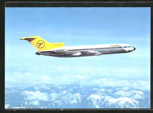 AK Condor Europa-Jet, Boeing 727-230 in der Luft