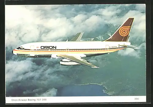 AK Orion Airways Boeing 737-200 in der Luft
