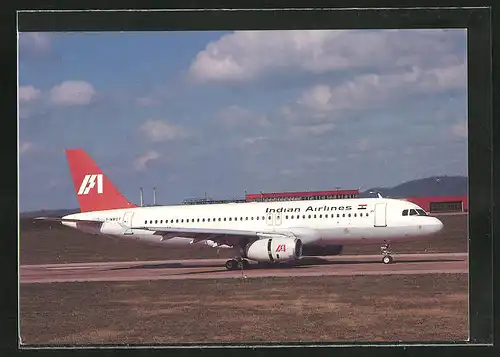 AK Indian Airlines, Airbus A. 320-231 auf der Startbahn