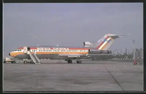 AK Aviateca Guatemala, Boeing 727-25C TG-ALA, Flugzeug auf Rollfeld