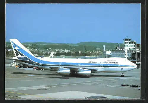 AK Aerolineas Argentinas, Flugzeug Boeing 747-287B