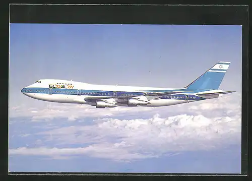 AK Flugzeug Boeing 747, El Al