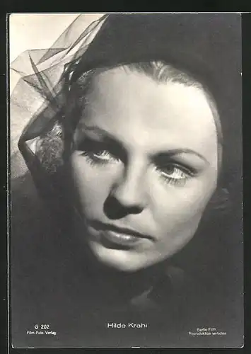 AK Schauspielerin Hilde Krahl