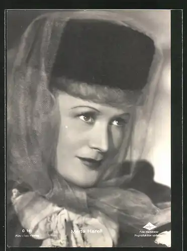 AK Schauspielerin Marte Harell