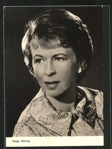 AK Schauspielerin Helga Göring