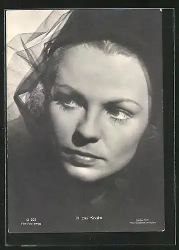 AK Schauspielerin Hilde Krahl