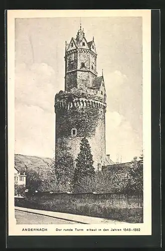 AK Andernach, Der runde Turm