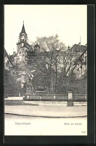 AK Sigmaringen, Partie am Schloss