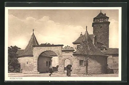 AK Rothenburg o. T., Rödertor