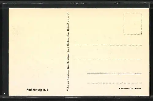 AK Rothenburg o. T., Totalansicht