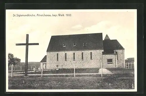 AK Altreichenau / Bayr. Wald, St. Sigismundkirche