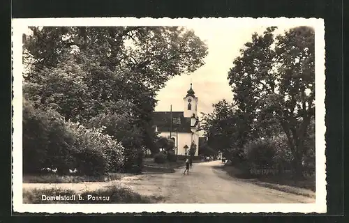 AK Dommelstadl, Blick zur Kirche