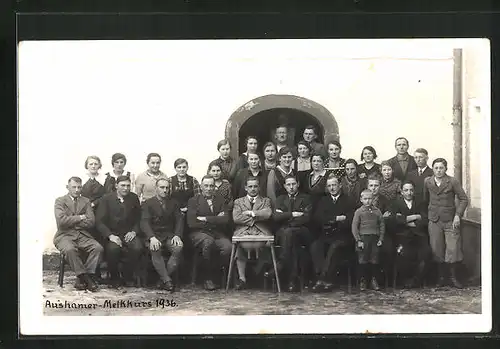 AK Ausham, Mitglieder des Melkkurses 1936