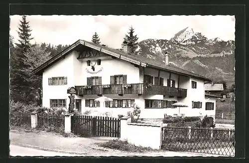 AK Neuhaus am Schliersee, Hotel Landhaus Hubertus, Bairischzellerstr. 8