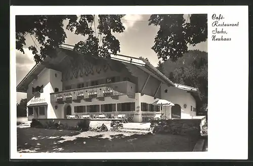 AK Neuhaus am Schliersee, Café-Restaurant Sachs