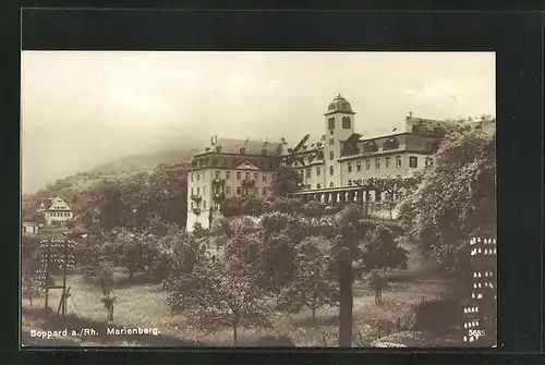 AK Boppard a. Rh., Hotel Marienberg