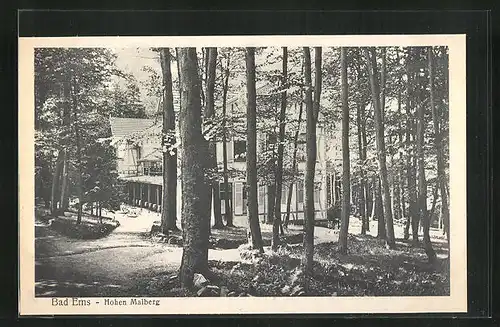 AK Bad Ems, Gasthaus Hohen Malberg