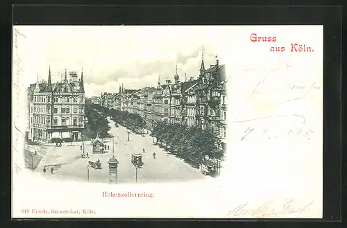 AK Köln-Neustadt, Hohenzollernring-Strasse