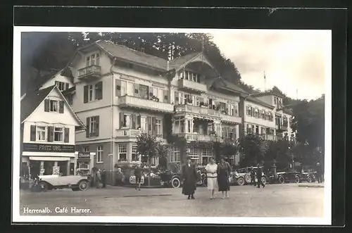 AK Herrenalb, Cafe Harzer, Automobile