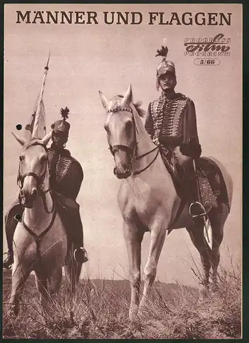 Filmprogramm PFP Nr. 5 /66, Männer und Flaggen, Maria Sulyok, Tibor Bitskey, Regie: Zoltan Varkonyi
