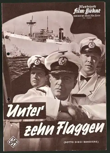 Filmprogramm IFB Nr. 05325, Unter zehn Flaggen, Van Heflin, Mylène Demongeot, Regie: Duilio Coletti