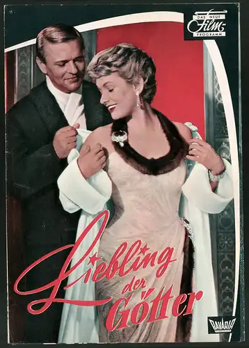 Filmprogramm DNF, Liebling der Götter, Ruth Leuwerik, Peter van Eyck, Regie: Gottfired Reinhardt