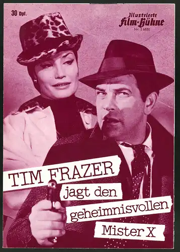 Filmprogramm IFB Nr. S 6830, Tim Frazer jagt den geheimnisvollen Mister X, A. Hoven, Corny Collins, Regie: E. Hofbauer