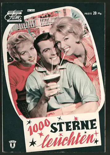 Filmprogramm DNF, 1000 Sterne leuchten, Germaine Damar, Toni Sailer, Regie: Harald Philipp