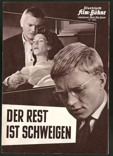Filmprogramm IFB Nr. 4860, Der Rest ist Schweigen, Hardy Krüger, Peter van Eyck, Regie: Helmut Käutner