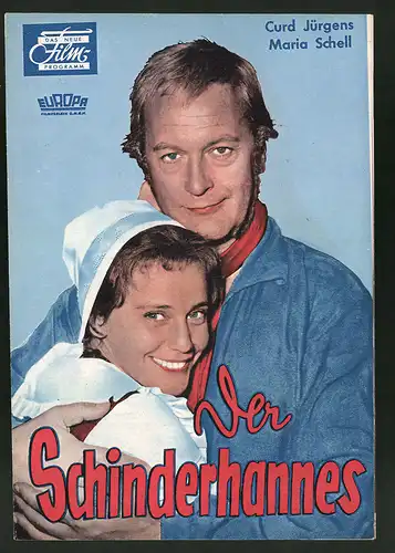 Filmprogramm DNF, Der Schinderhannes, Curd Jürgens, Maria Schell, Regie: Helmut Käutner
