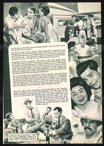 Filmprogramm DNF Nr. 4106, Peter Voss, der Millionendieb, O. W. Fischer, Ingrid Andree, Regie: Wolfgang Becker