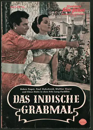 Filmprogramm IFB Nr. 4685, Das indische Grabmal, Debra Paget, Paul Hubschmid, Regie: Fritz Lang