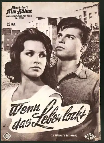 Filmprogramm IFB Nr. 05890, Wenn das Leben lockt, Jean Sorel, Lea Massari, Regie: Mauro Bolognini