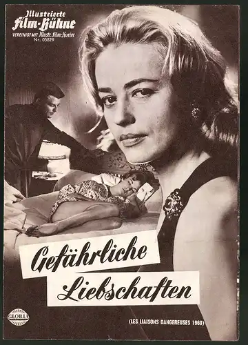 Filmprogramm IFB Nr. 05829, Gefährliche Liebschaften, Jeanne Moreau, Gérard Philipe, Regie: Roger Vadim