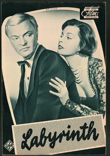 Filmprogramm DNF, Labyrinth, Peter van Eyck, Nadja Tiller, Amedeo Nazzari, Regie: Rolf Thiele