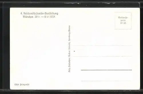 AK München, 4. Reichsnährstands-Ausstellung 1937, Bauernhof