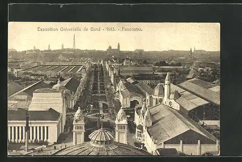 AK Gand, Exposition Universelle 1913, Panorama