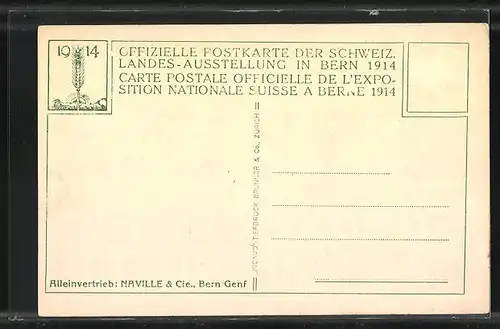 AK Bern, Schweiz. Landes-Ausstellung 1914, Das Dörfli