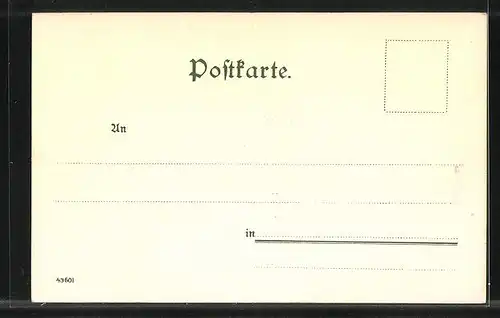 Lithographie Feldberg, Hotel Feldberghof, Feldsee und -turm